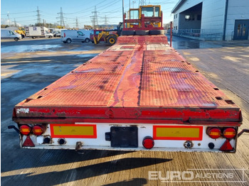 Camión caja abierta Nooteboom 4 Axle Extendable Low Loader Trailer, Twin Axle Rear Steer, Out Riggers: foto 4 Camión caja abierta Nooteboom 4 Axle Extendable Low Loader Trailer, Twin Axle Rear Steer, Out Riggers: foto 4