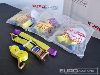 Equipo de construcción Unused Boss 4M x 50mm 5 Ton Ratchet Straps with Sling (4 of): foto 3