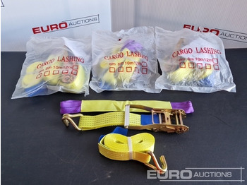 Equipo de construcción Unused Boss 4M x 50mm 5 Ton Ratchet Straps with Sling (4 of): foto 2