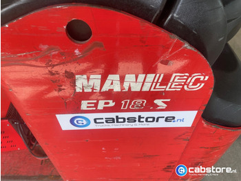 Transpaleta Manitou EP185 Electric Pallettruck Manitou EP185 Electrische palletwagen - Bouwjaar 2007 - Uren 1160: foto 5 Transpaleta Manitou EP185 Electric Pallettruck Manitou EP185 Electrische palletwagen - Bouwjaar 2007 - Uren 1160: foto 5