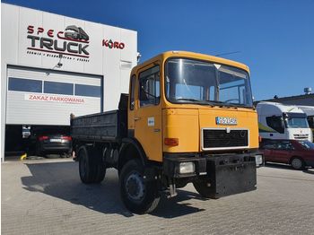 Volquete camión MAN 14.170, Full Steel 6 cylinders, tipper 4x4, Manual: foto 1