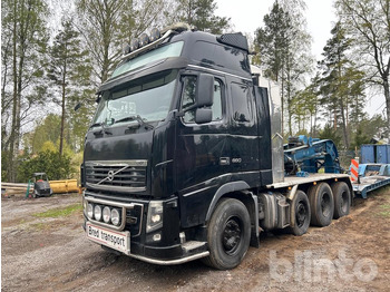 Cabeza tractora, Portavehículos semirremolque Dragbil / VOLVO FH16 660 med 5:e axel och maskinsläp / Säljes som ekipage: foto 2