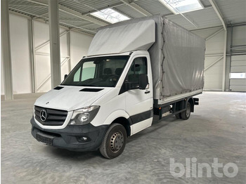 Furgoneta con caja de lona MERCEDES-BENZ Sprinter 516