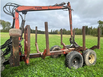 Remolque forestal Normet 32800 skogsvagn med Farma kran: foto 2
