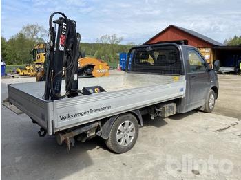 Caja abierta furgoneta VW Transporter med kran: foto 1