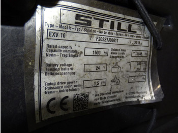 Apilador Still EXV16/950MM: foto 5