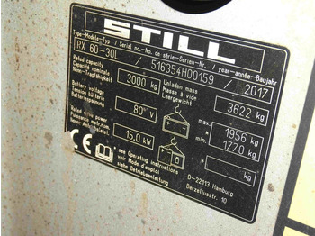 Carretilla elevadora eléctrica Still RX60-30L: foto 5