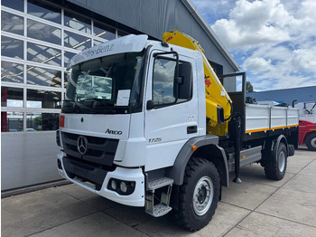 Camión grúa nuevo Mercedes-Benz Atego Atego 1725 4x4 Flatbed with Hyva HB120 Crane: foto 3