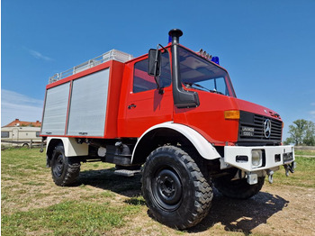 Camión de bomberos Unimog Feuerwehr U1300 Unimog 4x4 Exmo Basisfahrzeug: foto 1
