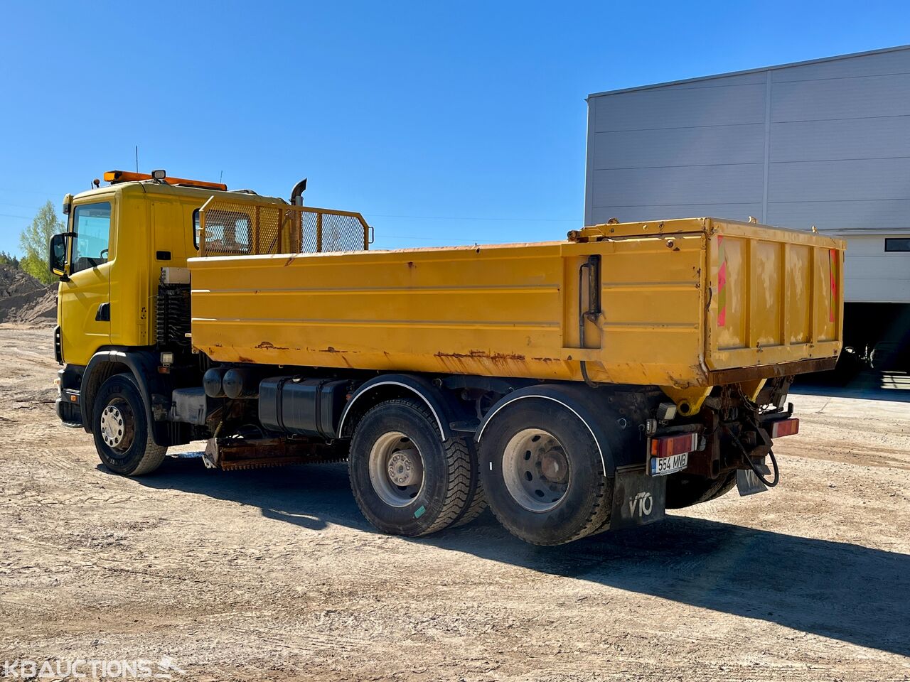 1999 SCANIA R124 GB6X2NA 420 Tipper + Underbody scraper - Volquete camión: foto 3 1999 SCANIA R124 GB6X2NA 420 Tipper + Underbody scraper - Volquete camión: foto 3