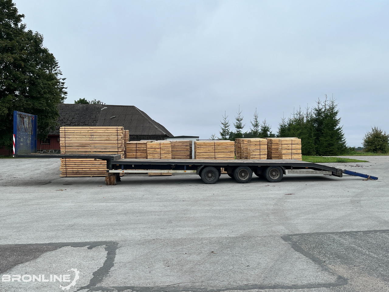 2003 WECON S327 LK20 3-axle trailer - Góndola rebajadas semirremolque: foto 2 2003 WECON S327 LK20 3-axle trailer - Góndola rebajadas semirremolque: foto 2