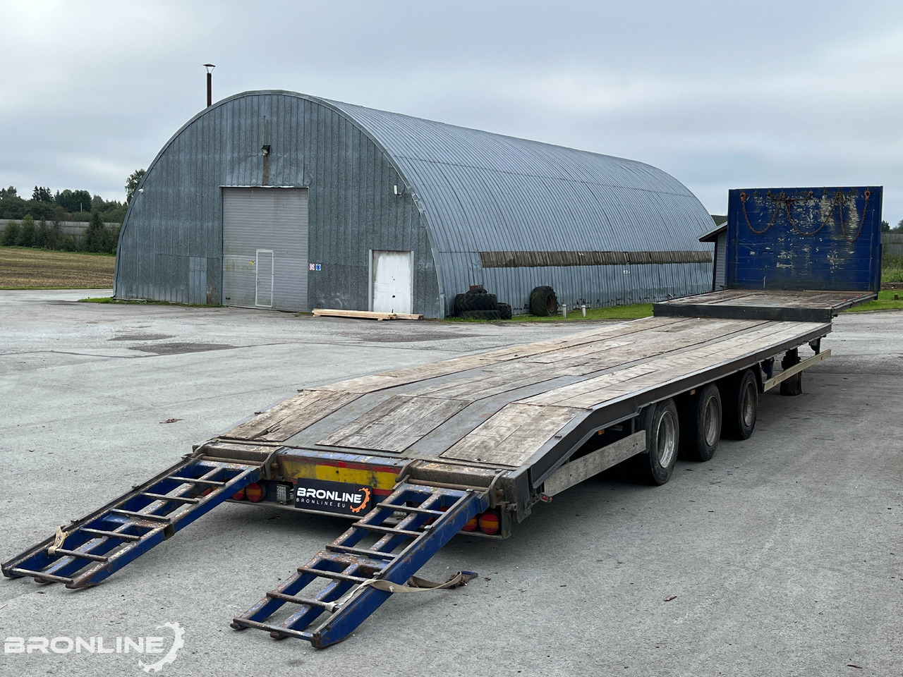 2003 WECON S327 LK20 3-axle trailer - Góndola rebajadas semirremolque: foto 5 2003 WECON S327 LK20 3-axle trailer - Góndola rebajadas semirremolque: foto 5