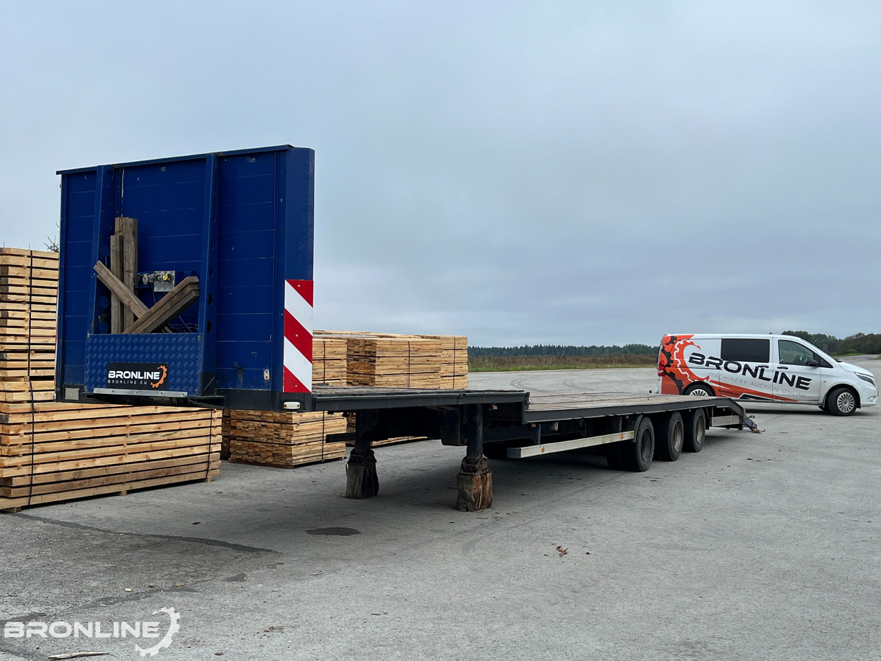 2003 WECON S327 LK20 3-axle trailer - Góndola rebajadas semirremolque: foto 1 2003 WECON S327 LK20 3-axle trailer - Góndola rebajadas semirremolque: foto 1