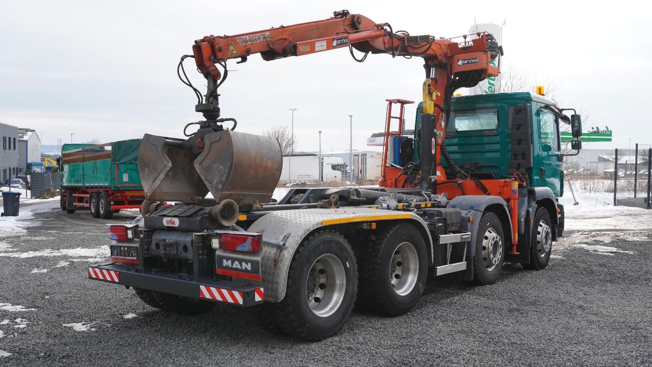 MAN TGM 32.340 8x4 marchesi Kran Abrollkipper Hyva - Multibasculante camión: foto 4 MAN TGM 32.340 8x4 marchesi Kran Abrollkipper Hyva - Multibasculante camión: foto 4