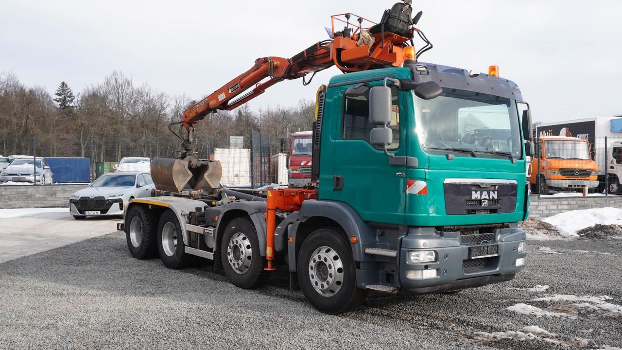 MAN TGM 32.340 8x4 marchesi Kran Abrollkipper Hyva - Multibasculante camión: foto 3 MAN TGM 32.340 8x4 marchesi Kran Abrollkipper Hyva - Multibasculante camión: foto 3