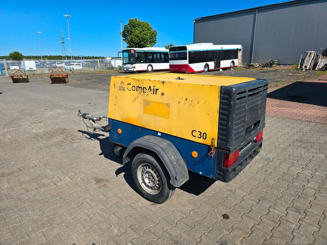 Compair DLT 0404 C30 Baustellen Kompressor - Remolque: foto 1 Compair DLT 0404 C30 Baustellen Kompressor - Remolque: foto 1
