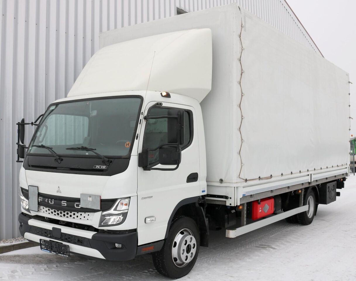 FUSO 7C18 Prits./Plane + LBW + Klima EURO6e nur 52tkm - Furgoneta con caja de lona: foto 1 FUSO 7C18 Prits./Plane + LBW + Klima EURO6e nur 52tkm - Furgoneta con caja de lona: foto 1