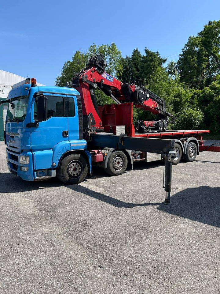 MAN TGS 8x2 mit HMF Kran 6020 Jip Winde - Camión grúa: foto 4 MAN TGS 8x2 mit HMF Kran 6020 Jip Winde - Camión grúa: foto 4