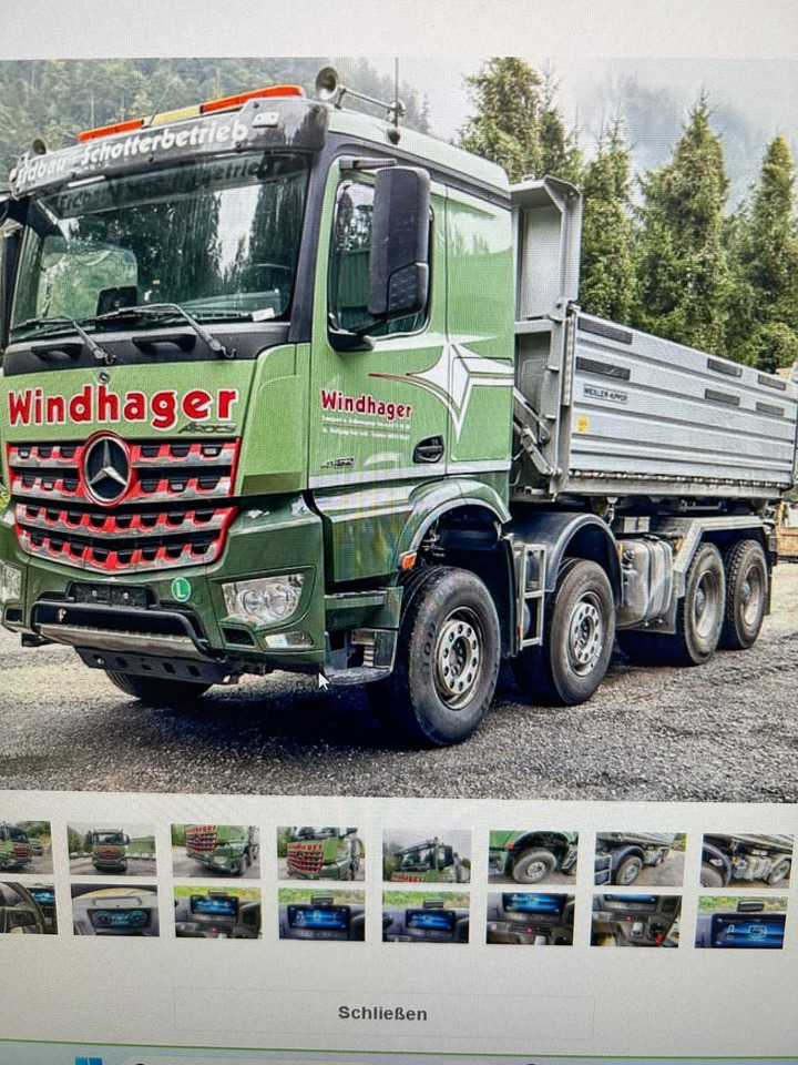 Mercedes-Benz Arocs 4152 8x4 BB Meiller Special Kipper - Volquete camión: foto 1 Mercedes-Benz Arocs 4152 8x4 BB Meiller Special Kipper - Volquete camión: foto 1