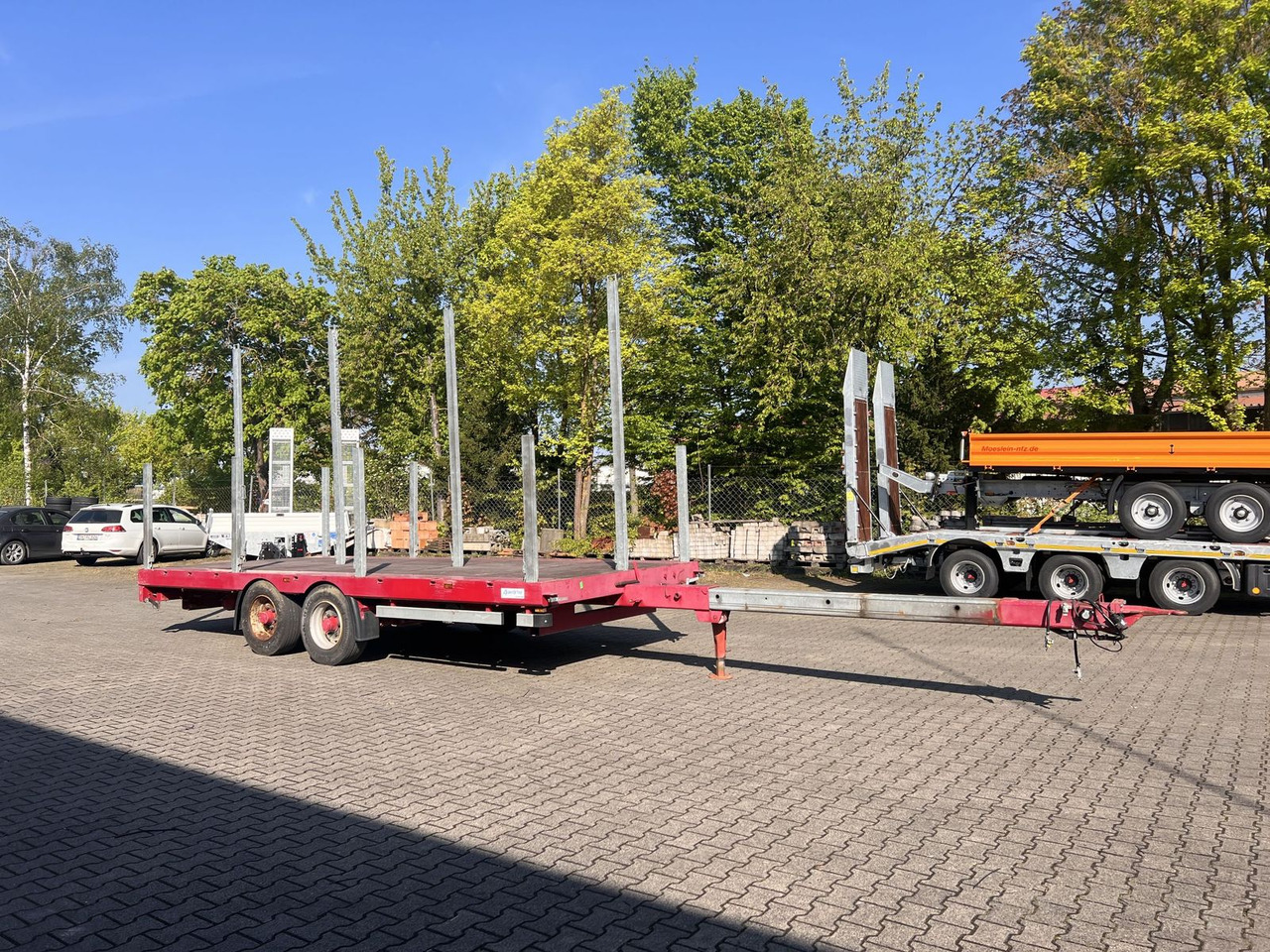 Auwärter Tandempritsche, ausziehbar, wenig Benutzt - Remolque plataforma/ Caja abierta: foto 1 Auwärter Tandempritsche, ausziehbar, wenig Benutzt - Remolque plataforma/ Caja abierta: foto 1