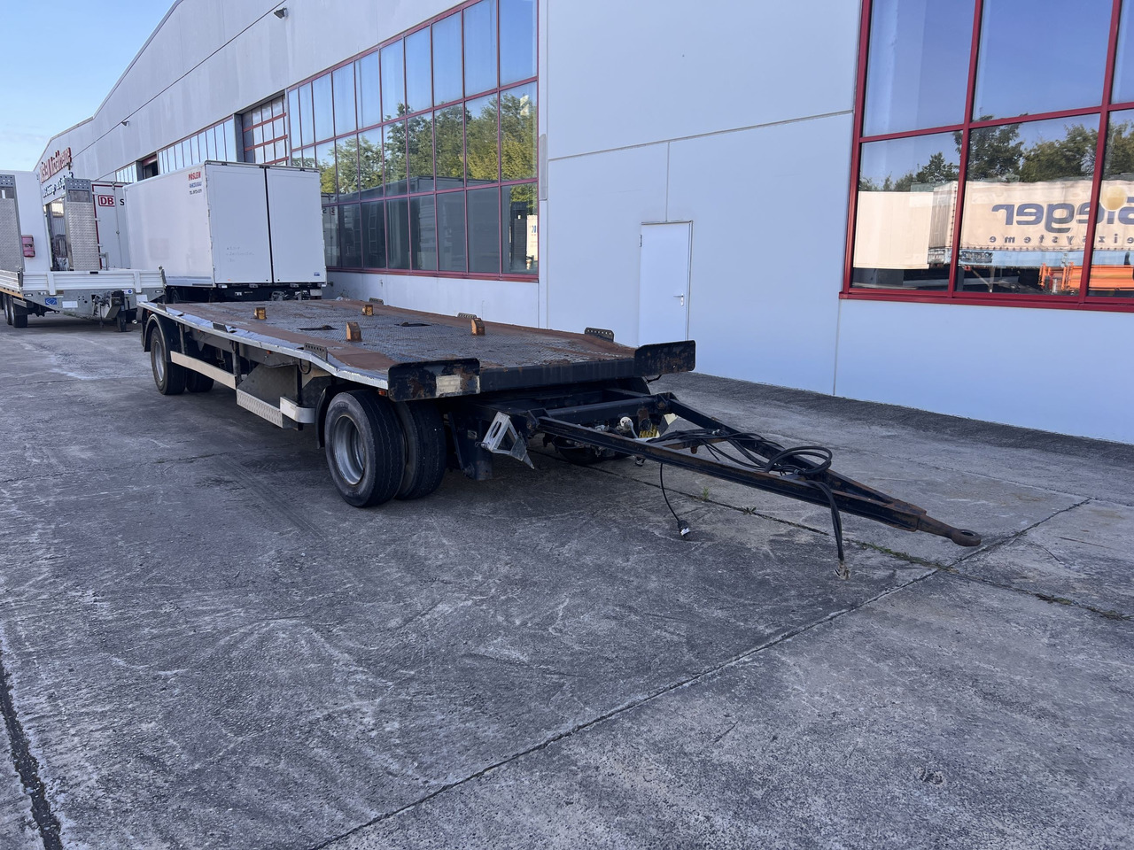 Dinkel DAC 18000 2 Achs Kombi- Anhänger für Abroll- oder Absetzmulden oder Tieflader - Portacontenedore/ Intercambiable remolque: foto 2 Dinkel DAC 18000 2 Achs Kombi- Anhänger für Abroll- oder Absetzmulden oder Tieflader - Portacontenedore/ Intercambiable remolque: foto 2