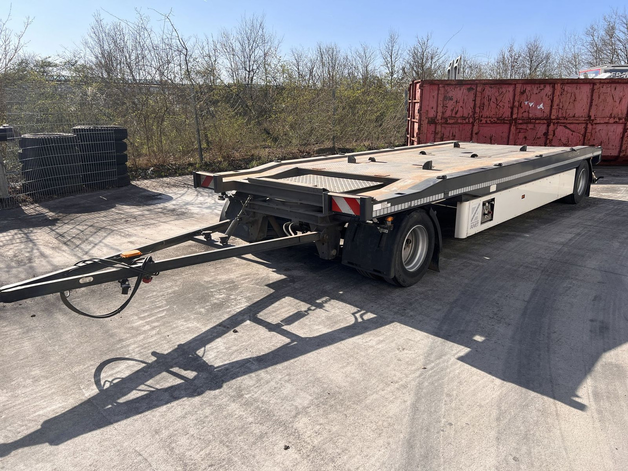 Hüffermann 2 Achs Kombianhänger- Tieflader - Remolque multilift/ Portacontenedores de cadenas: foto 2 Hüffermann 2 Achs Kombianhänger- Tieflader - Remolque multilift/ Portacontenedores de cadenas: foto 2