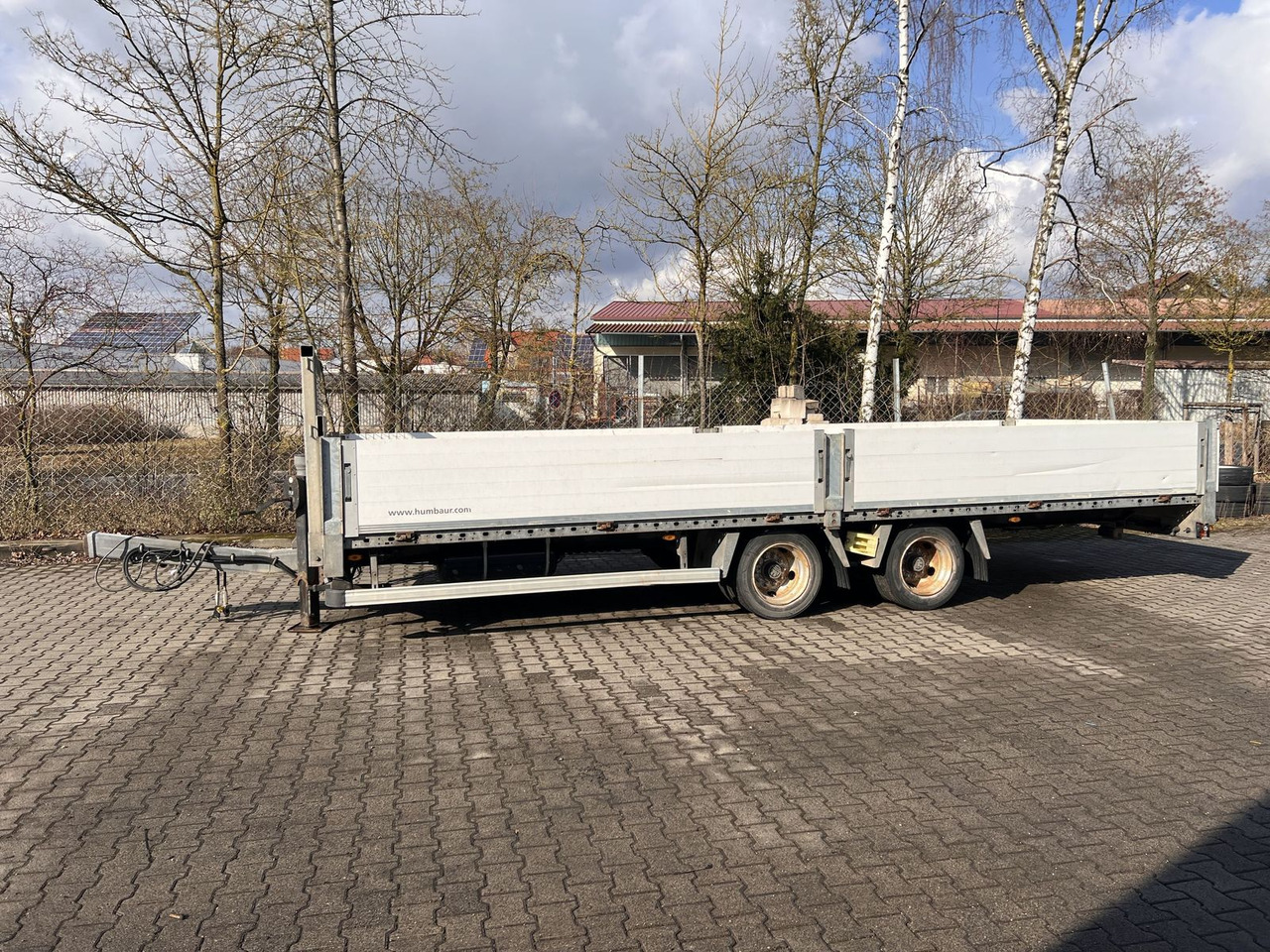 Góndola rebajadas remolque Humbaur 14,4 t Tandem- Pritschenanhänger- Tieflader: foto 1