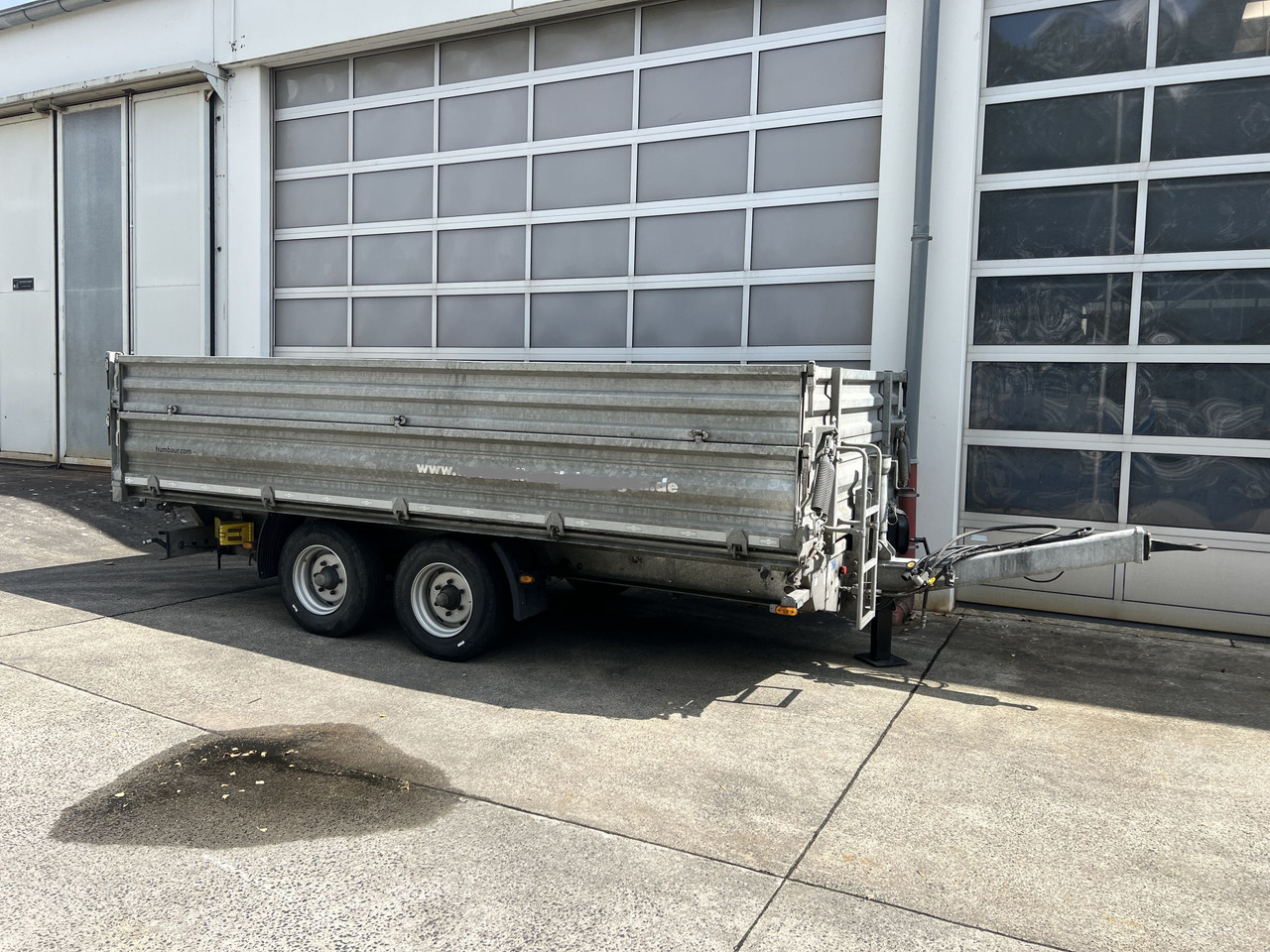 Humbaur D1AC Tandemkipper- Tieflader mit Aufsatz, neuwertig - Volquete remolque: foto 1 Humbaur D1AC Tandemkipper- Tieflader mit Aufsatz, neuwertig - Volquete remolque: foto 1