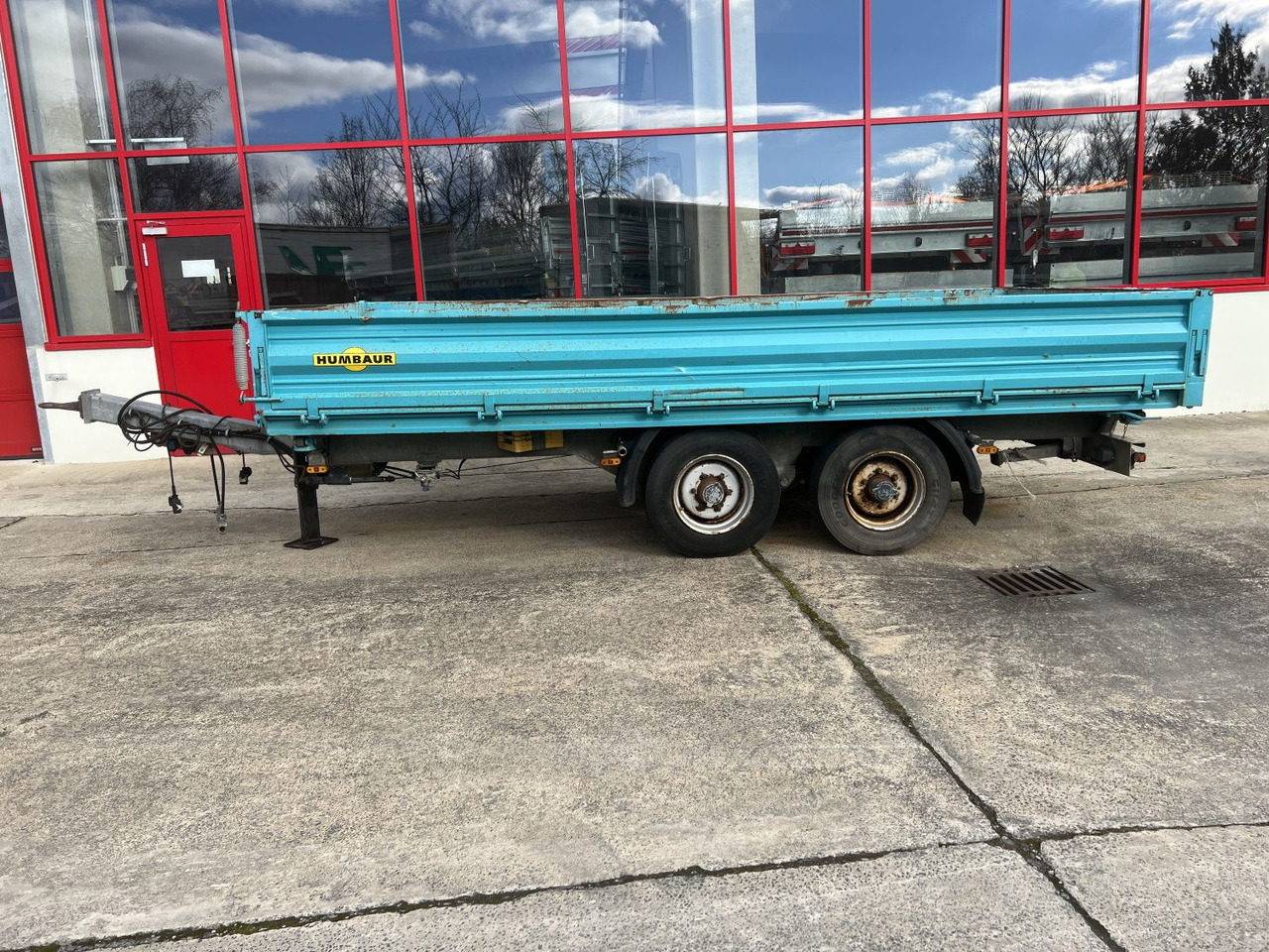 Humbaur HTK 10 50 24 Tandem Kipper- Tieflader - Volquete remolque: foto 4 Humbaur HTK 10 50 24 Tandem Kipper- Tieflader - Volquete remolque: foto 4