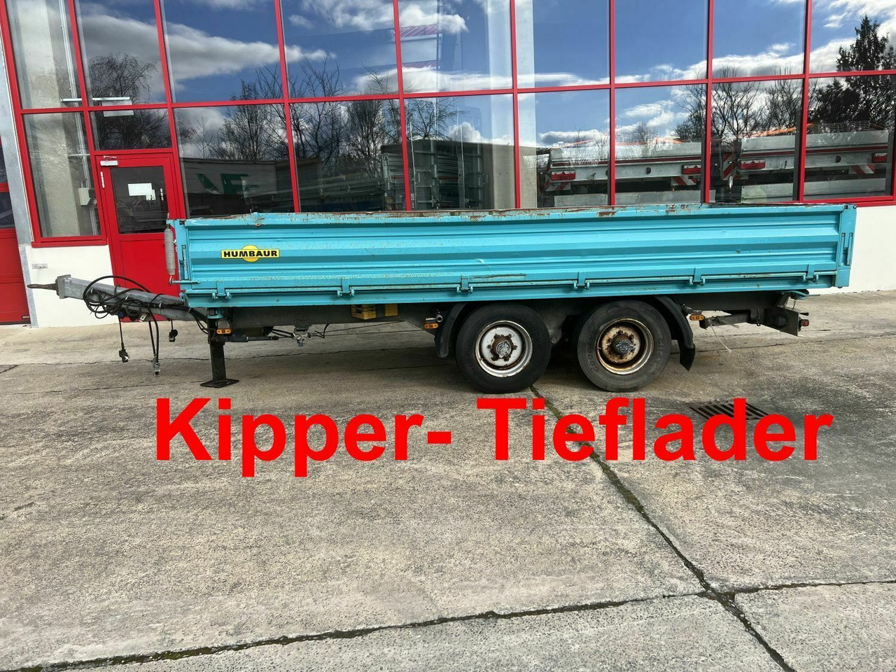 Humbaur Tandem Kipper- Tieflader - Volquete remolque: foto 1 Humbaur Tandem Kipper- Tieflader - Volquete remolque: foto 1