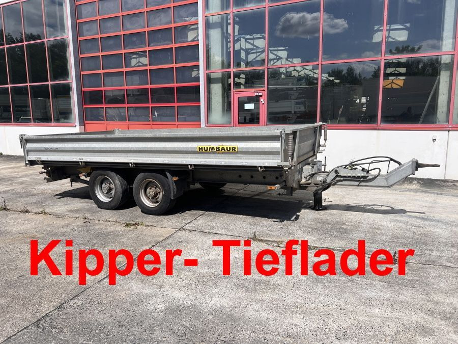 Humbaur Tandemkipper- Tieflader - Volquete remolque: foto 1 Humbaur Tandemkipper- Tieflader - Volquete remolque: foto 1