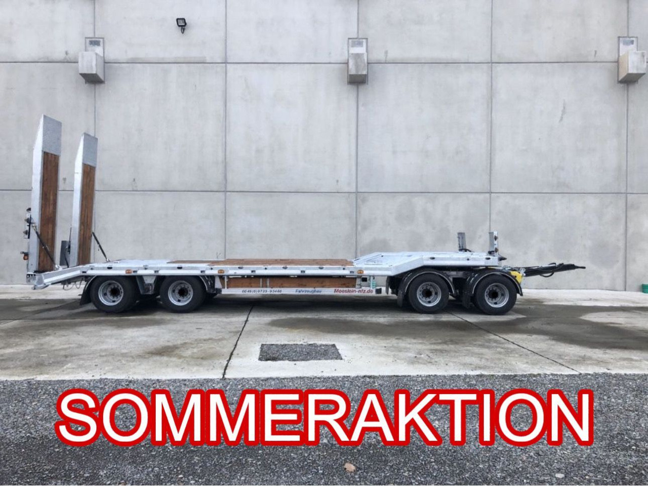 Möslein 4 Achs Tieflader- Anhänger, Neufahrzeug - Góndola rebajadas remolque: foto 1 Möslein 4 Achs Tieflader- Anhänger, Neufahrzeug - Góndola rebajadas remolque: foto 1