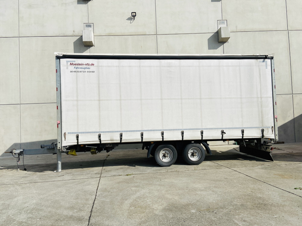 Möslein TP 11 Schwebheim Tandem- Schiebeplanenanhänger zum Durchladen - Remolque con toldo: foto 1 Möslein TP 11 Schwebheim Tandem- Schiebeplanenanhänger zum Durchladen - Remolque con toldo: foto 1