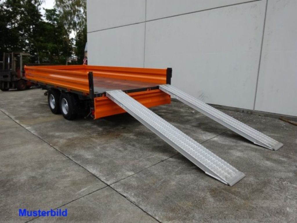 Möslein TTD 13 Weiß 13 t Tandem 3- Seitenkipper Tieflader-- Neufahrzeug -- - Volquete remolque: foto 3 Möslein TTD 13 Weiß 13 t Tandem 3- Seitenkipper Tieflader-- Neufahrzeug -- - Volquete remolque: foto 3