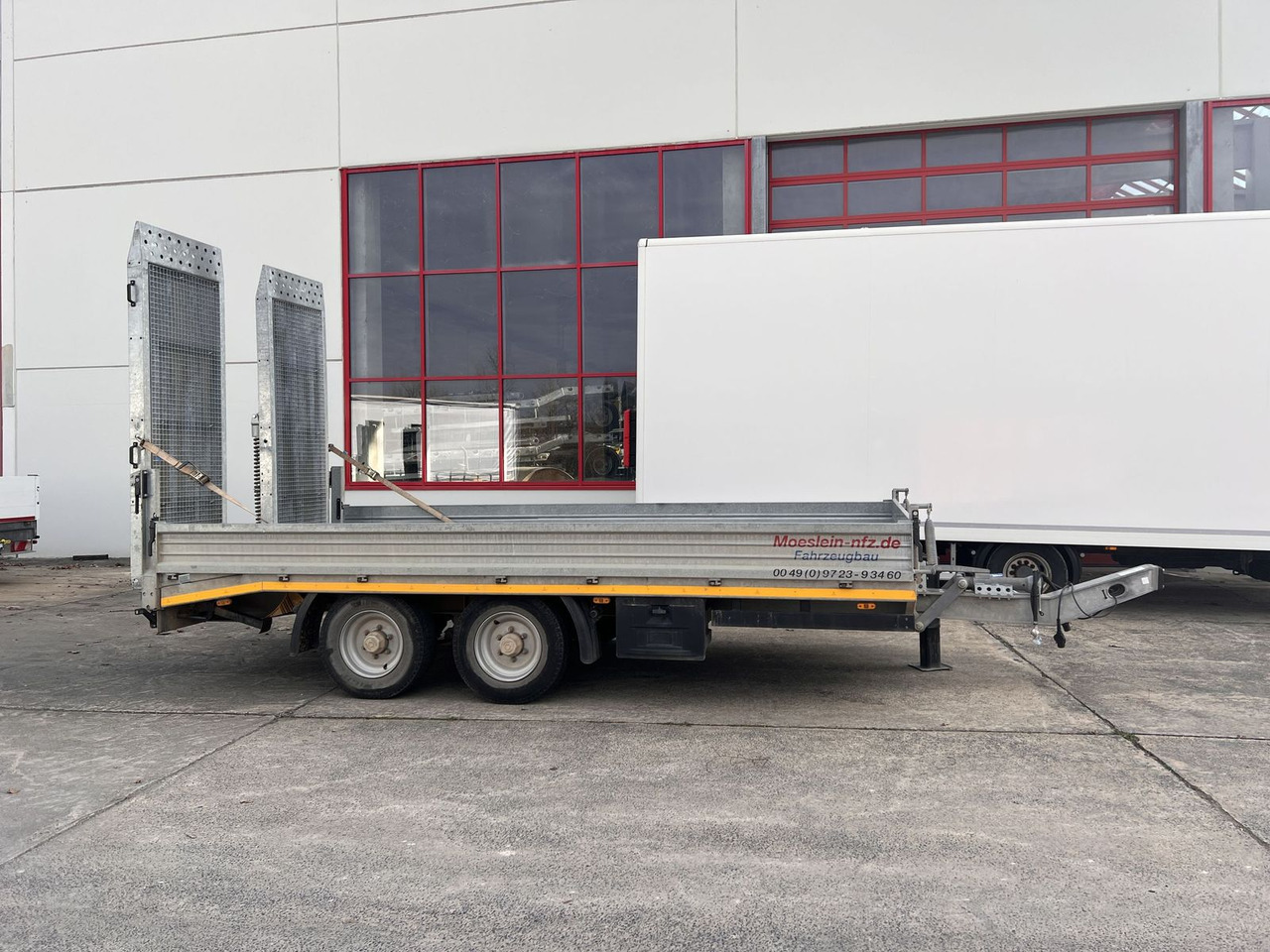 Möslein Tandemtieflader, Breite Rampen, Wenig Benutzt - Góndola rebajadas remolque: foto 1 Möslein Tandemtieflader, Breite Rampen, Wenig Benutzt - Góndola rebajadas remolque: foto 1