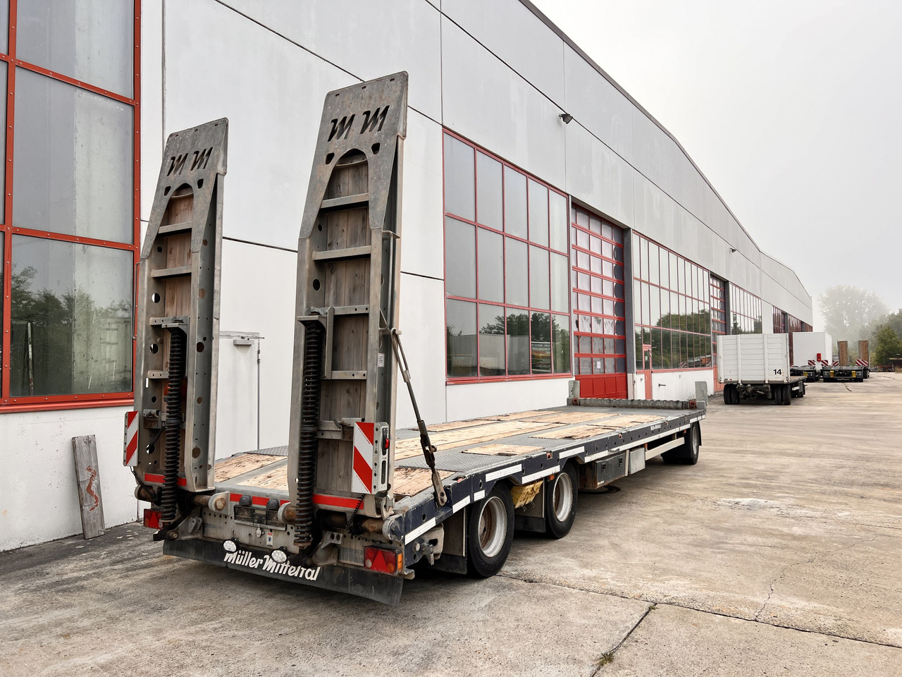Góndola rebajadas remolque para transporte de equipos pesados Müller Mitteltal D3  3 Achs Tieflader 9 m, Verzinkt, Wenig Benutzt: foto 6