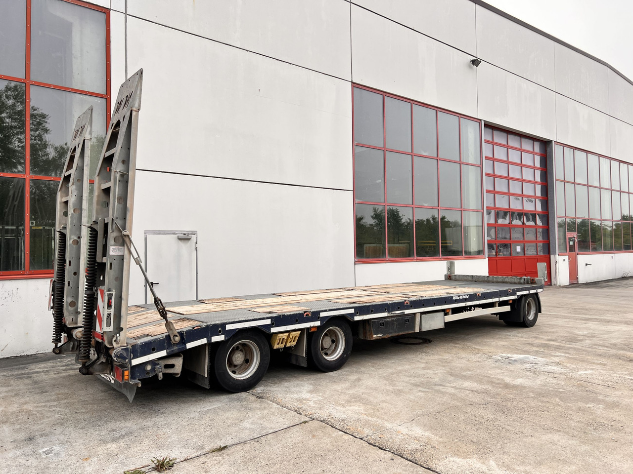 Góndola rebajadas remolque para transporte de equipos pesados Müller Mitteltal D3  3 Achs Tieflader 9 m, Verzinkt, Wenig Benutzt: foto 7