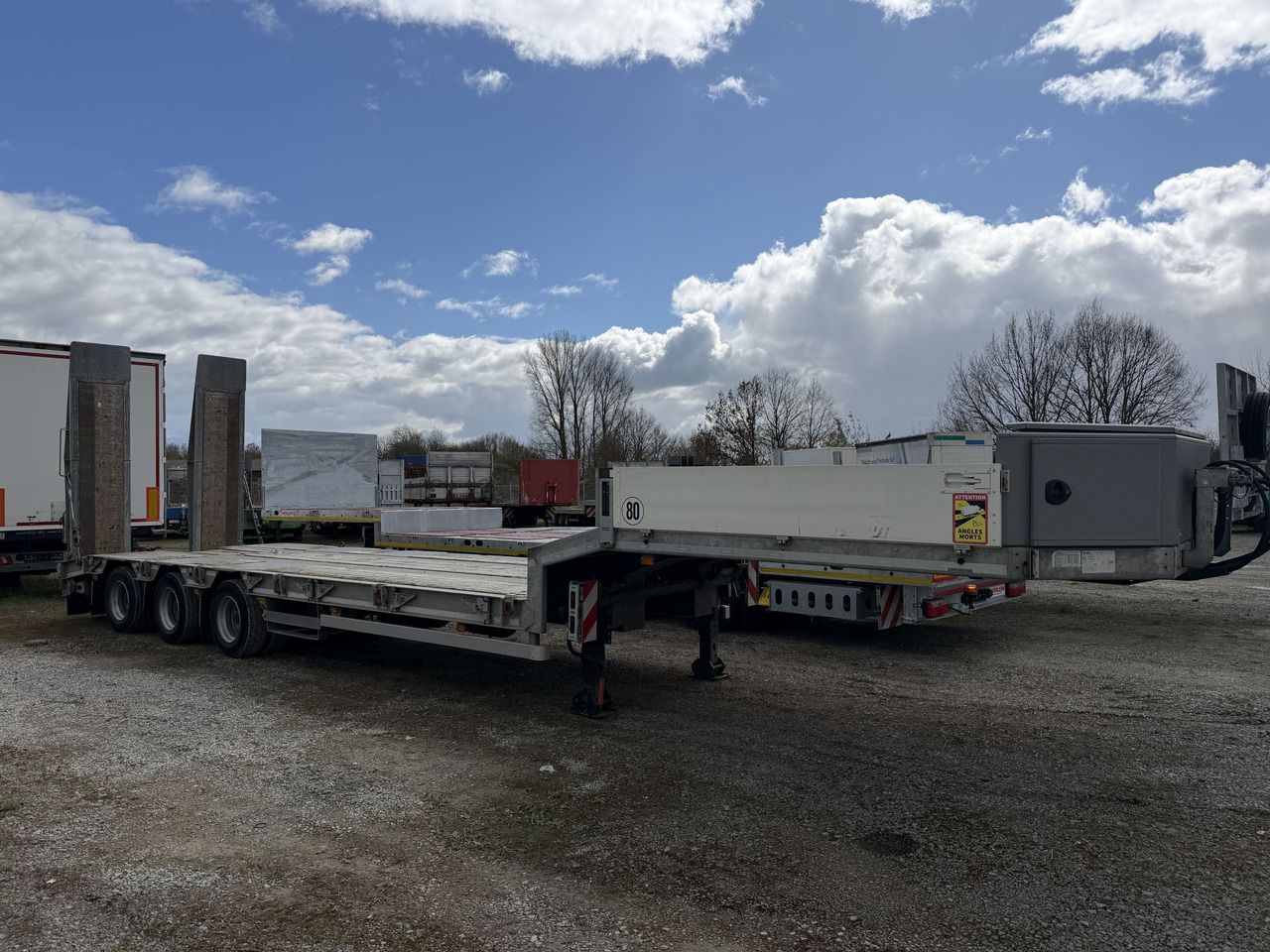 Müller Mitteltal TS 3 3 Achs Satteltieflader - Góndola rebajadas semirremolque: foto 1 Müller Mitteltal TS 3 3 Achs Satteltieflader - Góndola rebajadas semirremolque: foto 1