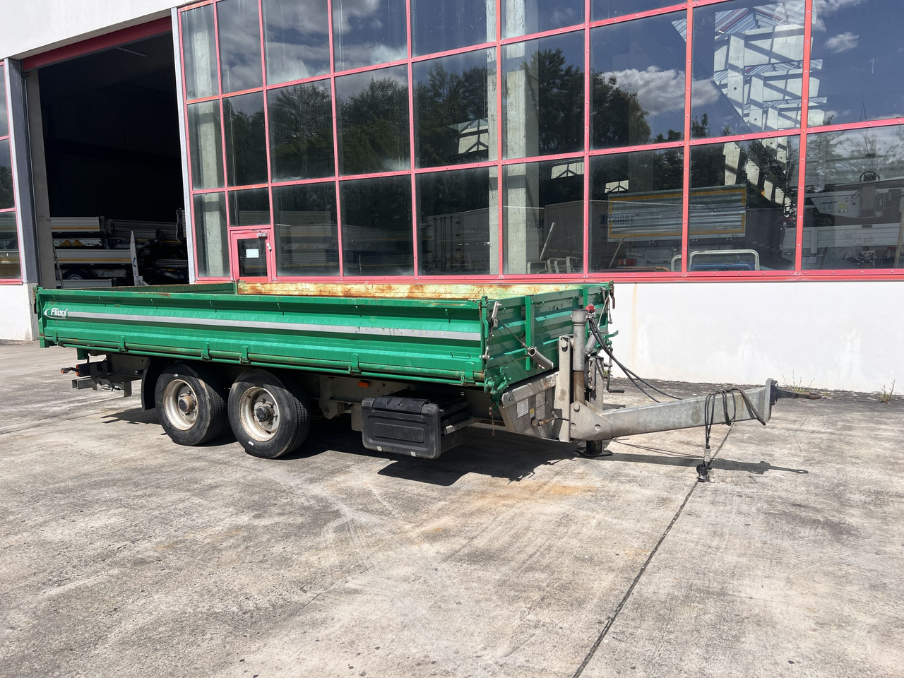 TK Tandemkipper- Tieflader, wenig Benutzt - Volquete remolque: foto 2 TK Tandemkipper- Tieflader, wenig Benutzt - Volquete remolque: foto 2