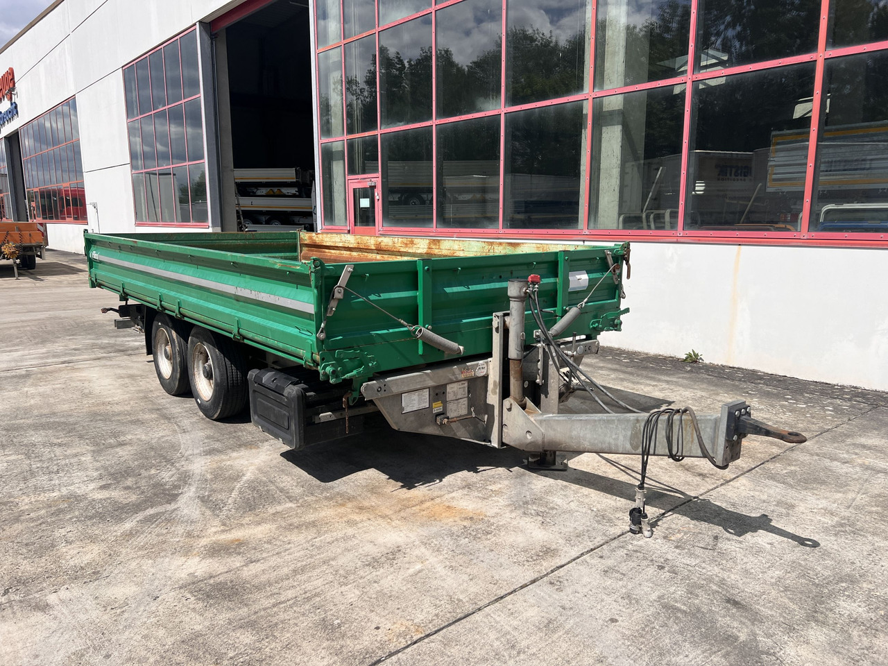 TK Tandemkipper- Tieflader, wenig Benutzt - Volquete remolque: foto 3 TK Tandemkipper- Tieflader, wenig Benutzt - Volquete remolque: foto 3