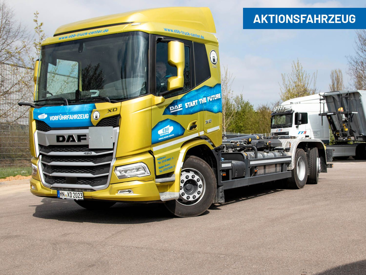 DAF FAN XD 450 SL Meiller Abrollkipper DAF FAN XD 450 SL Meiller Abrollkipper - Multibasculante camión: foto 1 DAF FAN XD 450 SL Meiller Abrollkipper DAF FAN XD 450 SL Meiller Abrollkipper - Multibasculante camión: foto 1