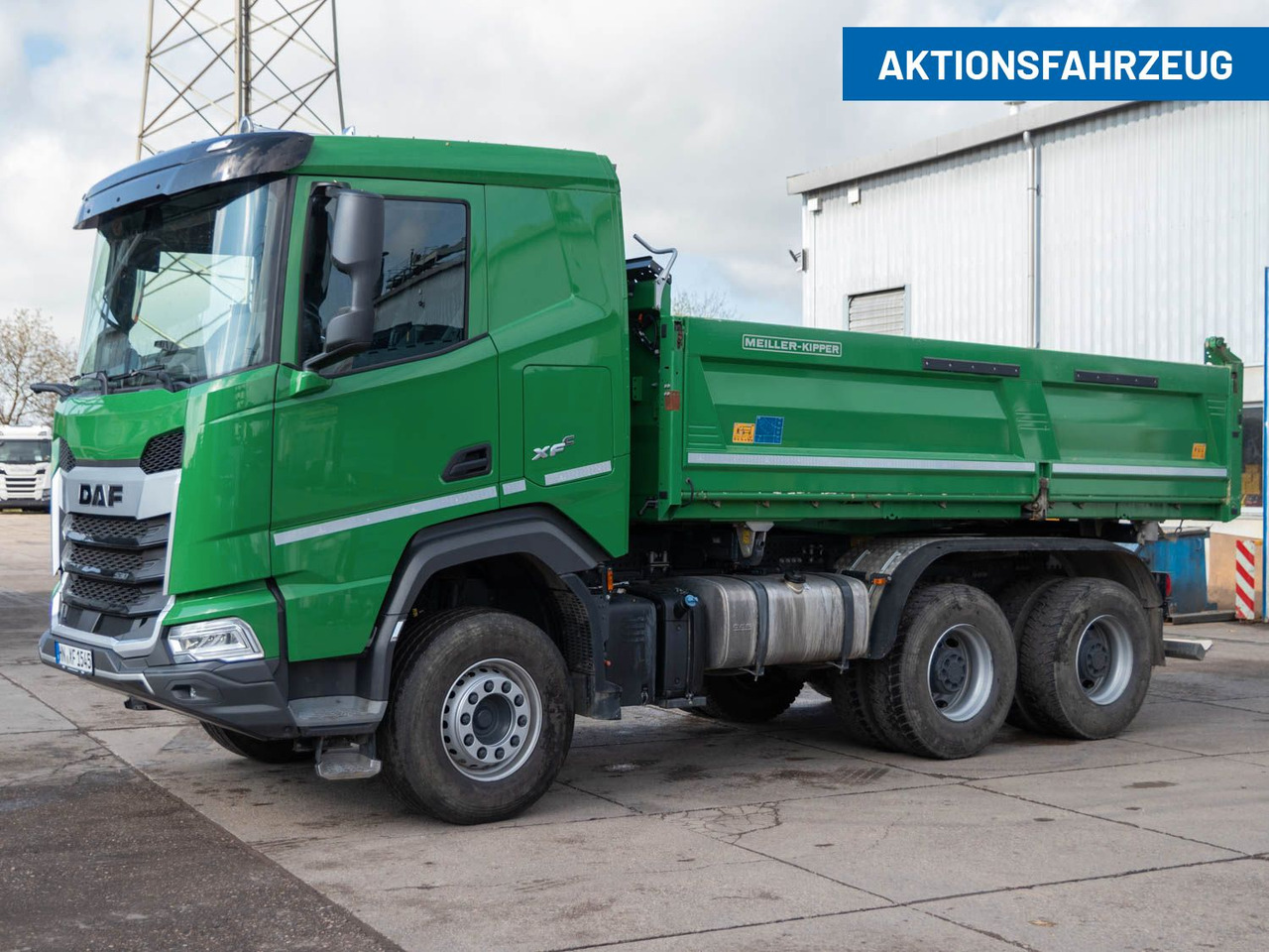 DAF FAT XFC 530 SL Meiller TRIGENIUS D 316 DAF FAT XFC 530 SL Meiller TRIGENIUS D 316 - Volquete camión: foto 1 DAF FAT XFC 530 SL Meiller TRIGENIUS D 316 DAF FAT XFC 530 SL Meiller TRIGENIUS D 316 - Volquete camión: foto 1
