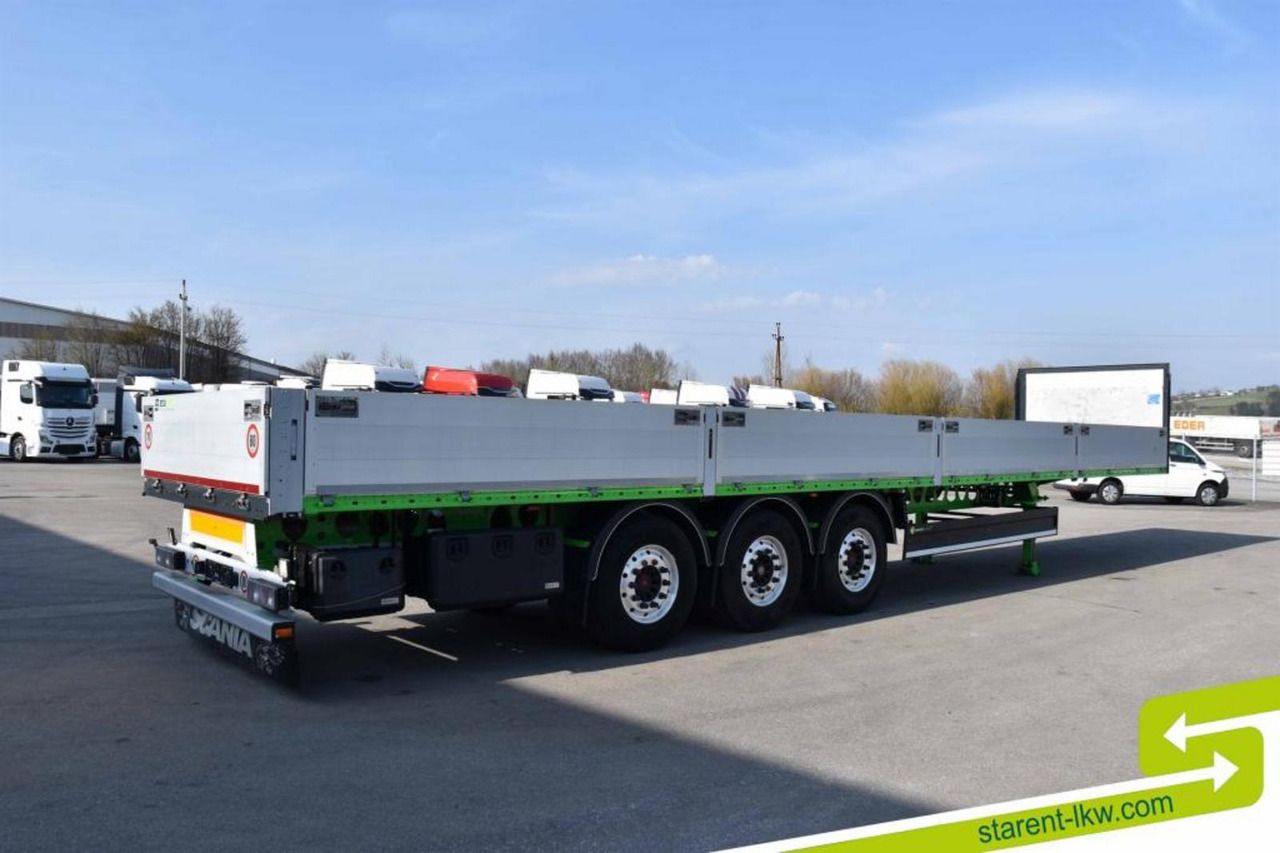 Berger 60cm Bordwände Rungen Alufelgen SAF Liftachse - Semirremolque plataforma/ Caja abierta: foto 5 Berger 60cm Bordwände Rungen Alufelgen SAF Liftachse - Semirremolque plataforma/ Caja abierta: foto 5