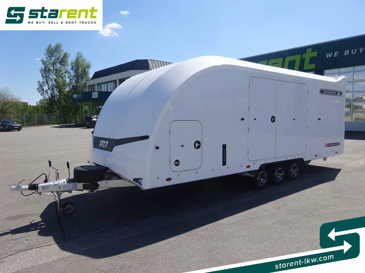Brian James Trailers Race Transporter 7, Seilwinde - Portavehículos remolque: foto 1 Brian James Trailers Race Transporter 7, Seilwinde - Portavehículos remolque: foto 1