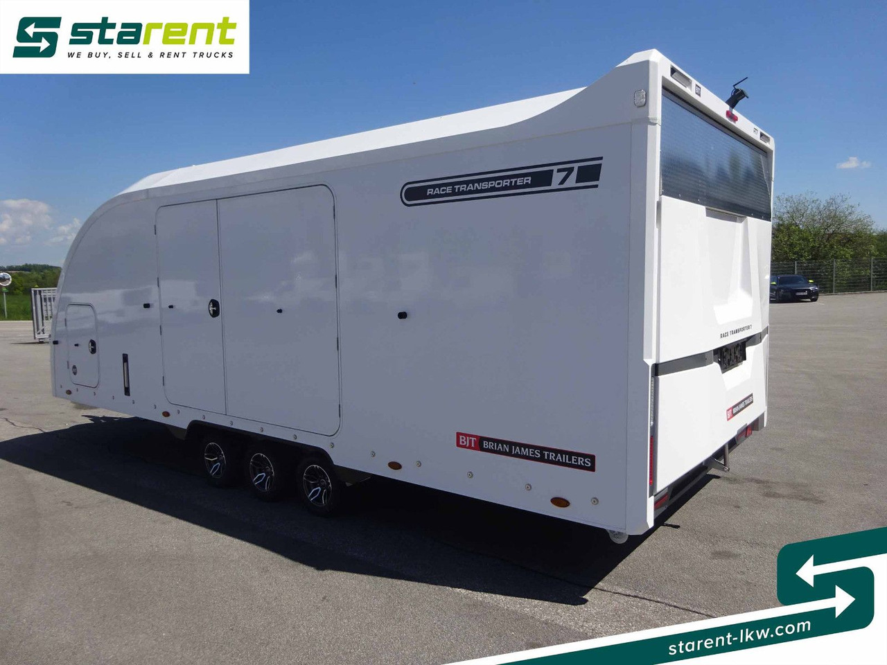 Portavehículos remolque Brian James Trailers Race Transporter 7, Seilwinde: foto 7