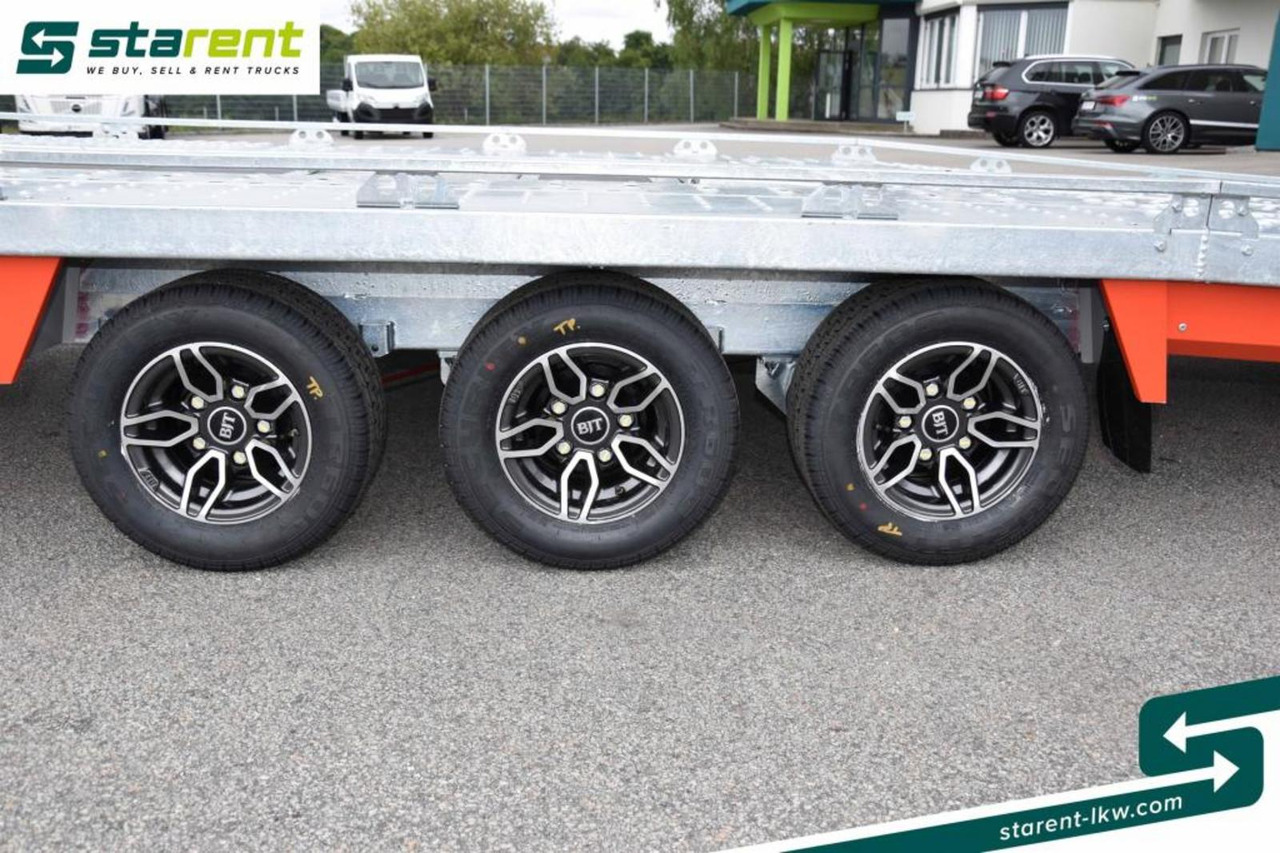 Portavehículos remolque nuevo Brian James Trailers T-Transporter Rampen Seilwinde Kippbar Alu: foto 14