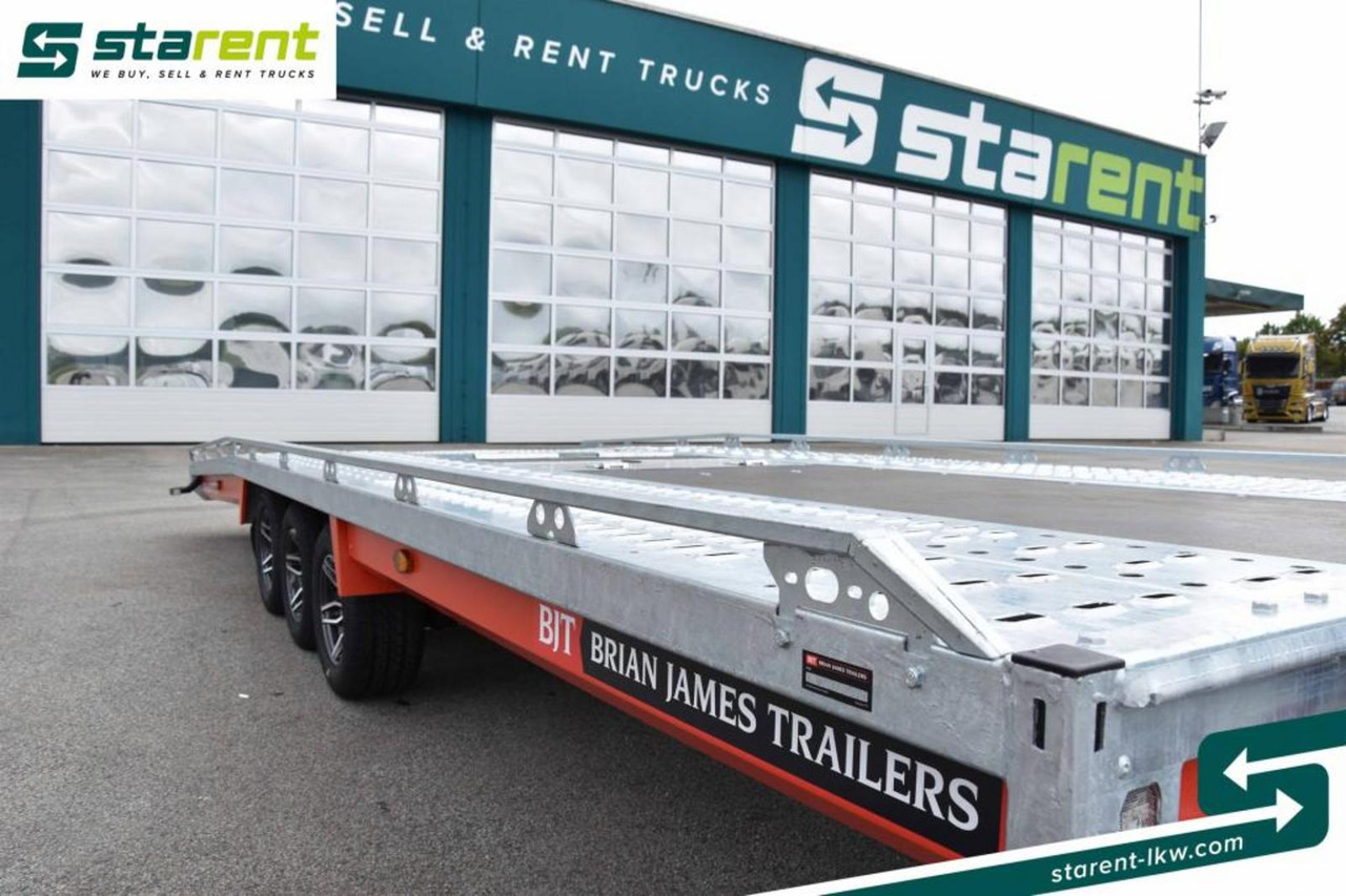Portavehículos remolque nuevo Brian James Trailers T-Transporter Rampen Seilwinde Kippbar Alu: foto 18