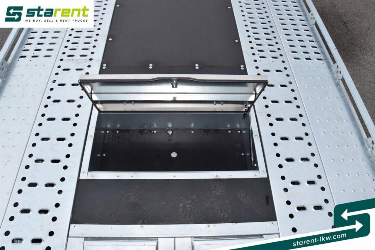 Portavehículos remolque nuevo Brian James Trailers T-Transporter Rampen Seilwinde Kippbar Alu: foto 17