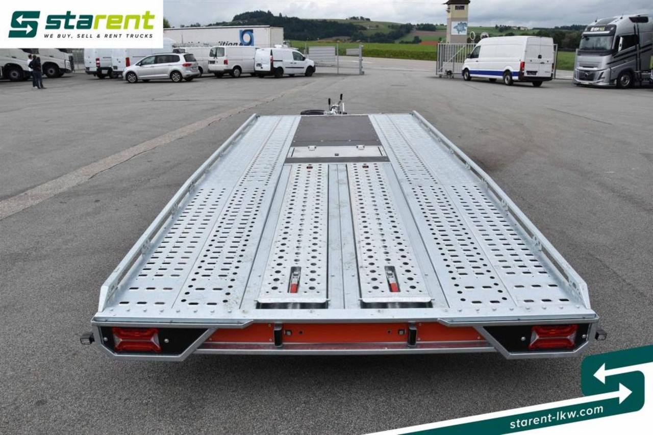 Portavehículos remolque nuevo Brian James Trailers T-Transporter Rampen Seilwinde Kippbar Alu: foto 6