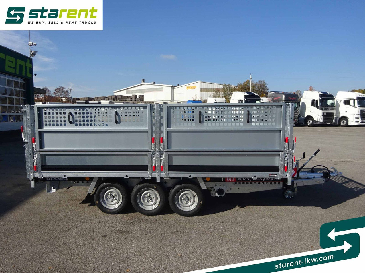 Brian James Trailers Tipper, Elektrisch Kippbar, Rampen - Remolque plataforma/ Caja abierta: foto 4 Brian James Trailers Tipper, Elektrisch Kippbar, Rampen - Remolque plataforma/ Caja abierta: foto 4